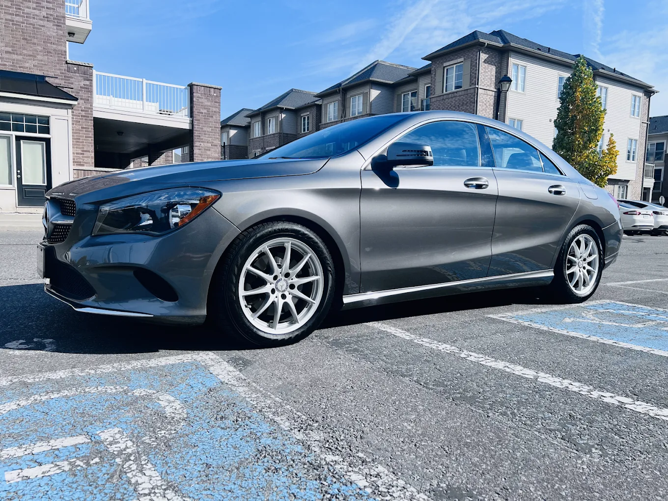 Detailed Mercedes exterior